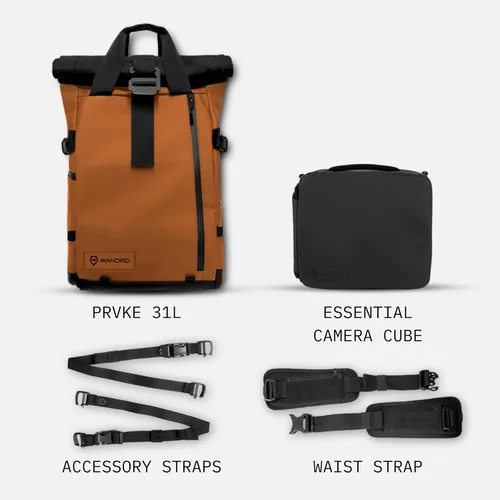 Miniatura 2 de WANDRD PRVKE - Paquete de fotografía de 31 litros: mochila de viaje y cámara resistente a la intemperie con funda para portátil, acceso lateral