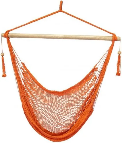 Miniatura 10 de Bliss Hammocks BHC-412FR - Silla hamaca con flecos de cuerda de isla de 40 pulgadas con herrrajes para colgar y barra separadora, para usar al aire