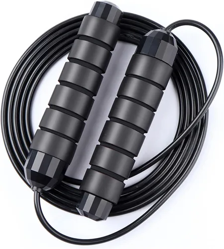 Redify Cuerda de saltar, cuerdas de saltar para fitness, para mujeres, hombres y niños, cuerda de salto de velocidad para entrenamiento con