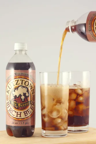 AmishTastes Kutztown Birch Beer, famosa bebida Amish, 4 unidades, botellas de 24 onzas