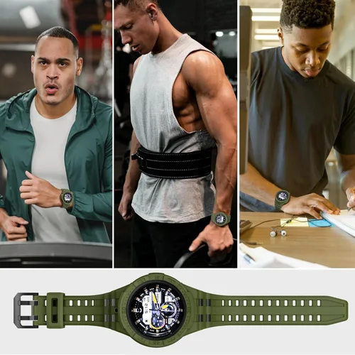 Miniatura 7 de Funda Compatible con Correa de Banda para Samsung Galaxy Watch 5 Pro con Estuche para Galaxy 5 Pro 45mm 2022 Hombre