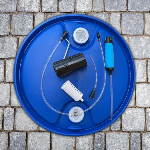 Miniatura 6 de Sagan Life Bomba de filtro de agua de tambor de 55 galones, sistema de purificación de agua AquaDrum, sistema de filtración de barril de agua