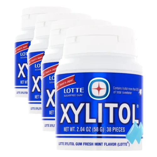 Miniatura 12 de Lotte Xylitol Blueberry Mint Gum 1.02 oz (paquete de 1)