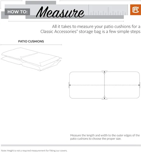 Miniatura 3 de Classic Accessories Veranda - Bolsa de almacenamiento resistente al agua de 45.5 pulgadas para cojines y fundas de patio, fundas para muebles