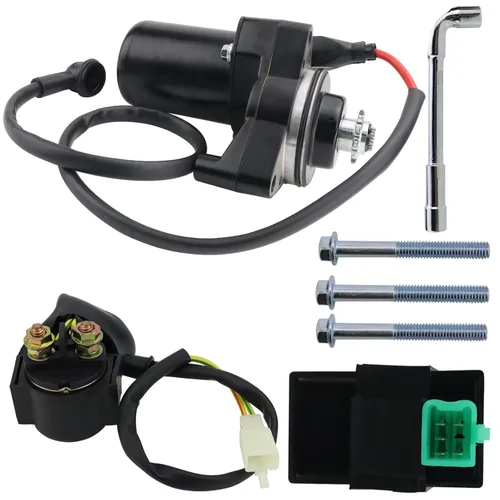 Miniatura 9 de Motor de arranque de 3 pernos y relé y CDI para 50cc 70 cc 90cc 100 cc 110cc 125 cc ATV Dirt Bikes Go Karts Chinese Pit Bike Quad 4 Wheelers Dune