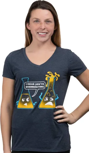 Miniatura 2 de Camisetas divertidas para mujer, con frase sarcástica y con cuello en V