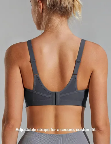 Miniatura 3 de Wingslove Sujetadores Deportivos para Mujer de Alto Impacto Ajustables Inalámbricos Talla Grande Sujetador Deportivo de Figura Completa para Busto