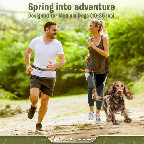 Miniatura 7 de Exquisita correa de perro manos libres para perros pequeños Correa de cintura para pasear perros Correa de correr para perros Correa de Caqui