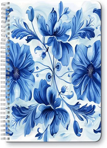 Miniatura 23 de Cuaderno de espiral, doble alambre en espiral, diario de composición escolar, suministros para la escuela y la oficina, 100 páginas, 5.71 x 8.26