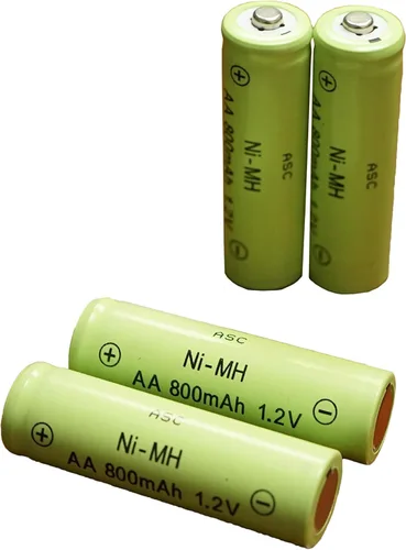 Miniatura 2 de ASC Pilas recargables AA Ni-MH de luz solar (paquete de 12) (AA 400 mAh)