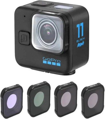 Miniatura 2 de Filtro CPL MCUV ND 8 16 32 Filtros de lente Lente de inicio para GoPro Hero Negro 11 Mini Cámara Accesorios (ND32)