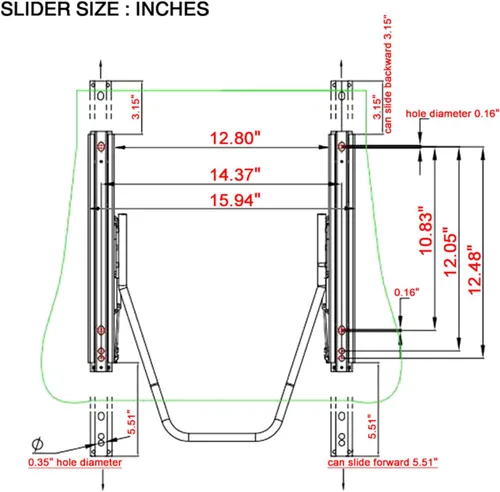 Miniatura 8 de FREEMOTOR802 Asientos universales de carreras, asientos deportivos reclinables con control deslizante de doble bloqueo ajustables, 1 par