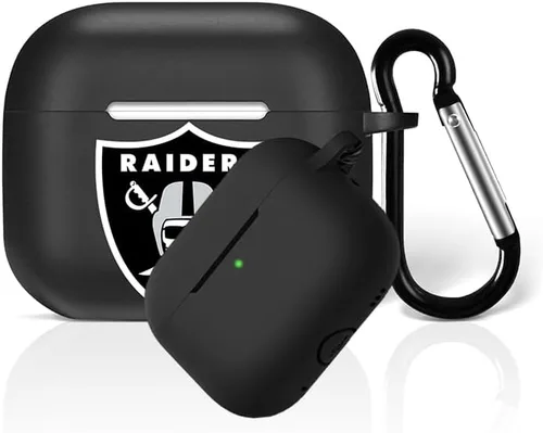 Miniatura 18 de Funda protectora de silicona para 49ers compatible con AirPods de 1ª/2ª generación, funda de carga, llavero