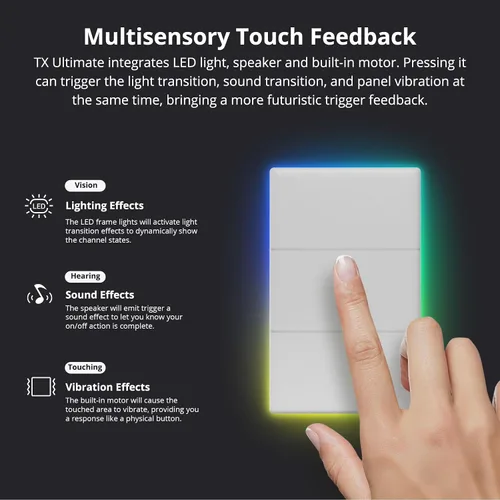 Miniatura 7 de SONOFF Interruptor de luz inteligente, interruptor WiFi de 2.4 GHz, requiere cable neutro, control de voz con Alexa y Google Home, botón táctil
