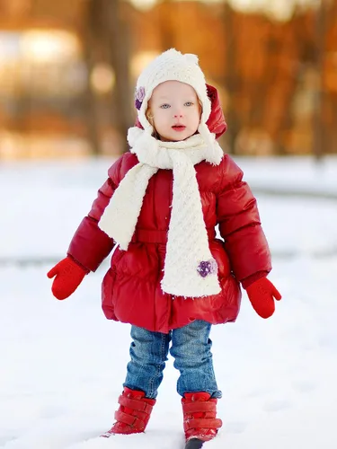 Miniatura 4 de Boao 5 pares de guantes de punto elásticos para niños y niñas, guantes cálidos de invierno para niños y niñas