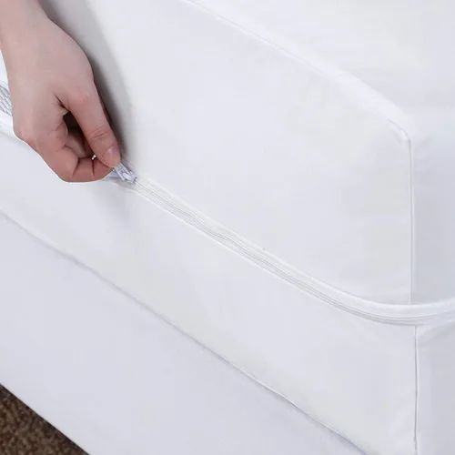 Miniatura 10 de Protector de colchón Guardmax con cremallera funda contra insectos para cama 100% impermeable suave, hipoalergénico y transpirable 1 - Blanco