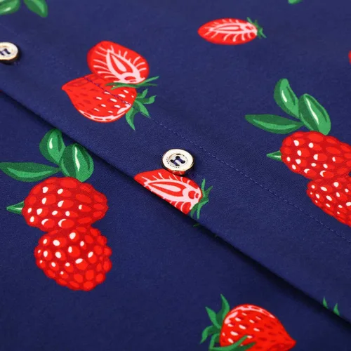 Miniatura 5 de SheLucki - Camisa hawaiana para hombre, unisex, de manga corta, con botones, para la playa y el verano, ropa casual estampada con sombra de palmas