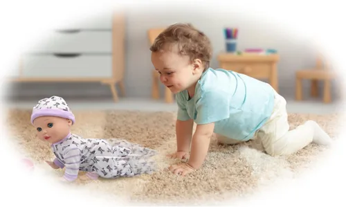 Miniatura 3 de Little Darlings: Crawling Baby - Juego de muñecas de bebé de 10 años, nuevas aventuras, juego de simulación para niños, a partir de 2 años