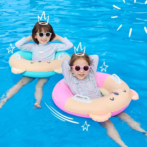 Miniatura 2 de NAI-B - Flotador de natación para bebé, anillo inflable de piscina con asiento, anillo flotante para entrenamiento de natación para niños de 2 a 5