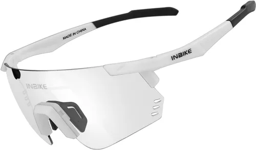 Miniatura 9 de INBIKE Gafas de ciclismo fotocromáticas para hombres y mujeres, polarizadas, protección UV400, gafas de sol deportivas TR90 para bicicleta de Negro