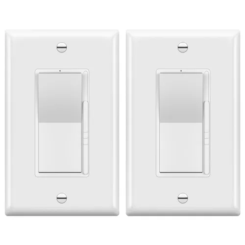 Miniatura 8 de TOPGREENER Kalide - Interruptor de atenuación de luz, interruptor de atenuación LED, atenuación de rango completo, un solo polo/3 vías, 120 V CA, 60