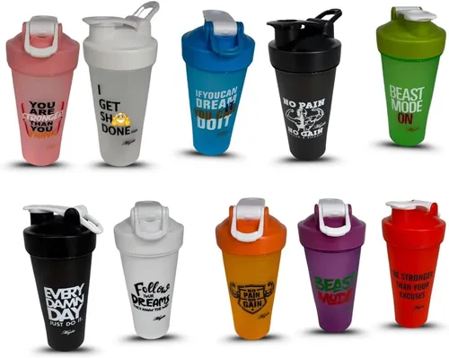 Miniatura 3 de Magiko - Botellas mezcladoras para proteínas, botella de agua portátil de 28 onzas, a prueba de fugas, para antes del entrenamiento, sin BPA