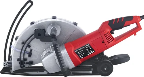 Miniatura 6 de Steel Force KPC 3551 - Sierra de hormigón circular eléctrica con cable eléctrico de 14 pulgadas, cortador de ángulo de potencia de 2600 W con línea