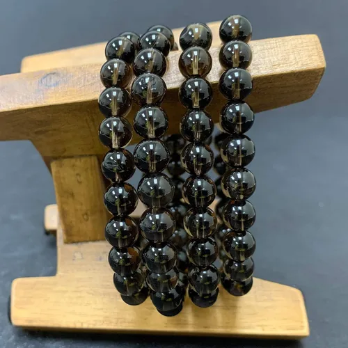 Miniatura 206 de Gem Avenue Handmade Round Bead Stretch Bracelet Unisex Natural Stone Beaded Jewelry for Men & Women, Elastic Wristband for Daily Wear