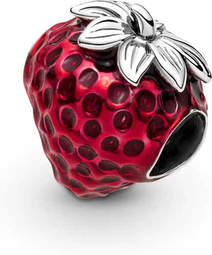 Miniatura 4 de Charm Pandora 791681C01 Fresa sin semillas, Plata esterlina, Sin gemas.