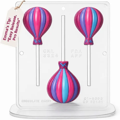 Miniatura 3 de Air Balloon Lollipop Chocolate Candy Mold 3324