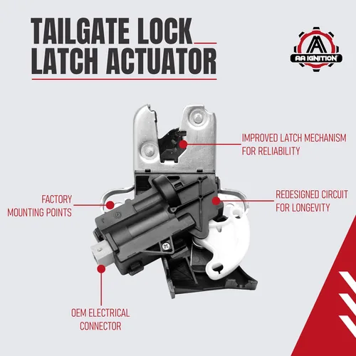Miniatura 3 de AA Ignition - Actuador de pestillo de bloqueo de tapa de maletero trasero - Compatible con Audi, VW - A4, A5, A6, RS4, RS5, S4, S5, S8, A8 Quattro