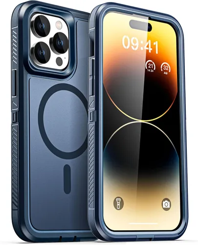 Miniatura 36 de AICase Funda para iPhone 13/14/16e [Compatible con Magsafe], Protección contra caídas de alta resistencia, Defensa multicapa, Grado militar