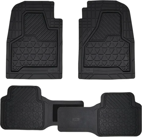 Miniatura 14 de Dickies DuraSport - Alfombrillas de 2 piezas para bandeja profunda, alfombrillas resistentes para automóviles, camiones, SUV, color negro