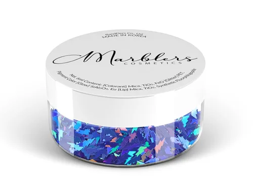 Miniatura 78 de MARBLERS Brillantina de forma gruesa de grado cosmético [estrella] 0.11 onzas (0.11 oz) Escamas No tóxica Vegana Libre de crueldad animal