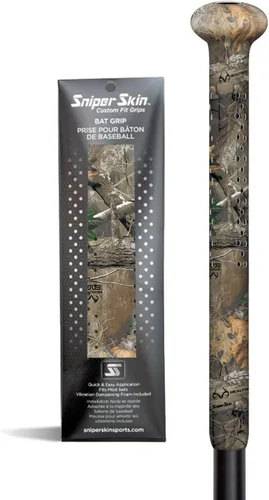 Miniatura 8 de SNIPER SKIN Agarre de bate de béisbol y sóftbol Envoltura de agarre de bate de repuesto Fácil instalación Duradero Impermeable Adherente