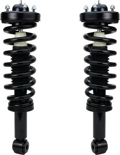 Miniatura 27 de Detroit Axle - 4WD 2 puntales delanteros para Nissan TITAN Pathfinder Armada INFINITI QX56 puntales completos con muelles helicoidales de reemplazo