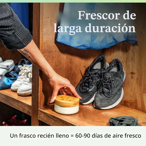 Miniatura 8 de Azuna Ambientador y eliminador de olores para olores fuertes El kit de 2 habitaciones incluye (2) frascos de vidrio de lujo vacíos de 8 onzas y 12