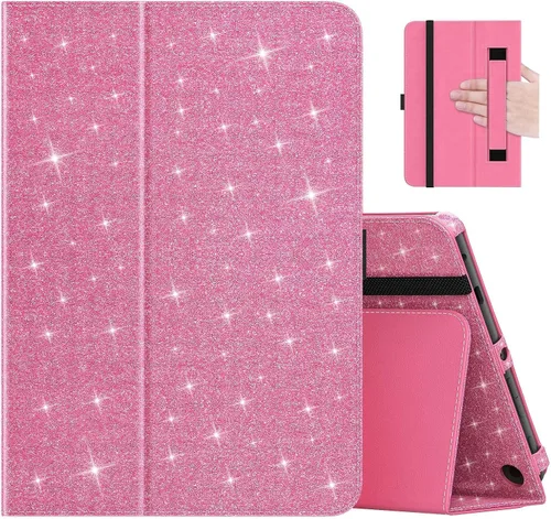 Miniatura 35 de MoKo - Funda compatible con la tablet Kindle Fire HD 8 y 8 Plus (10ª generación, versión de 2020), funda de soporte plegable y diseño delgado