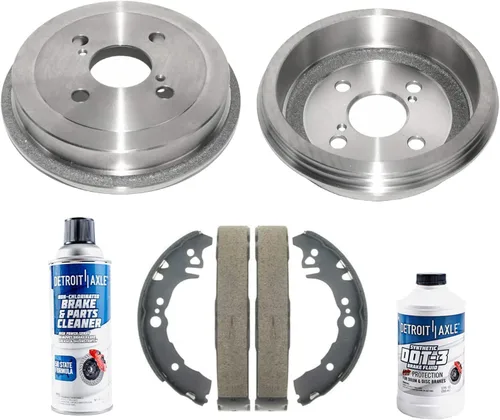 Miniatura 21 de Detroit Axle - Pastillas de freno para Nissan Quest 2004-2017, X-Trail 2005-2006, pastillas de freno de cerámica delanteras y traseras con repuesto