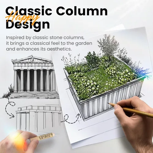 Miniatura 2 de King Bird - Cama de jardín elevada de 68 x 36 x 12 pulgadas, kit de caja de maceta de metal de acero galvanizado para jardín al aire libre, con 2