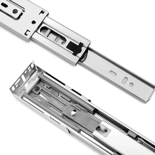 Miniatura 9 de Gobrico Rodamiento de bolas de extensión completa de cierre suave de 12 pulgadas para cajones de montaje trasero con soportes, 1 par