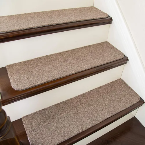 Miniatura 9 de Cosy Homeer - Alfombra antirresbalante para escaleras, de 30.0 x 8.0 in, para escalones de madera, alfombras para niños y perros, 100% poliéster, 15