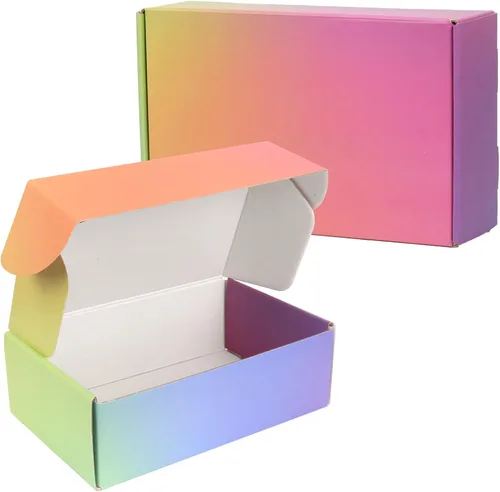 Miniatura 29 de Paquete de 30 cajas de envío pequeñas de 6 x 4 x 1.6 pulgadas, cajas de cartón corrugado rosa para embalaje, envío y correo para pequeñas empresas