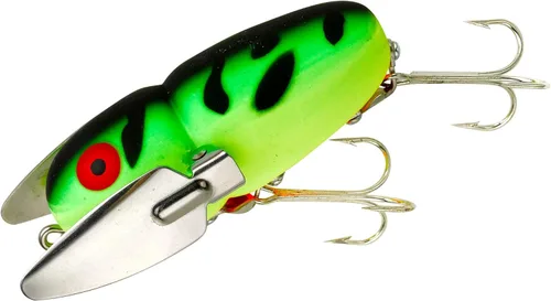Miniatura 8 de Heddon Crazy Crawler - Señuelo de pesca de Topwater de acción salvaje Amarillo