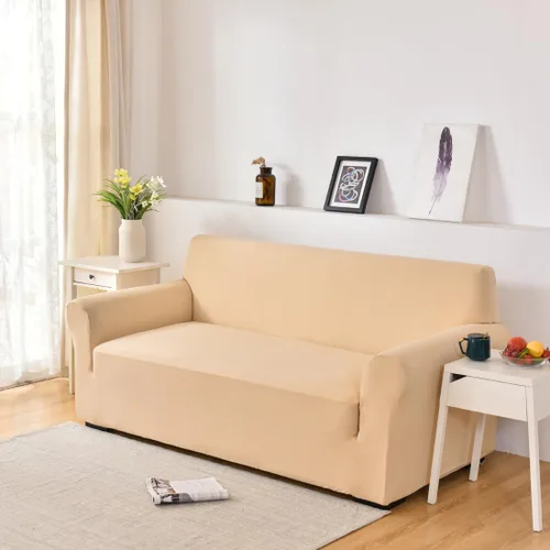 Miniatura 5 de Fundas elásticas para sofá de 1/2/3/4 plazas, funda para sofá biplaza/sillón, funda de sofá modular en forma de L, protector universal de muebles