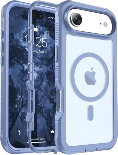 Miniatura 8 de jaroco - Funda magnética compatible con MagSafe para iPhone 11 de 6.1 pulgadas; protección de grado militar contra caídas, de doble capa