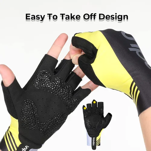 Miniatura 5 de YOSUNPING Guantes de ciclismo de carretera para hombres y mujeres guantes de ciclismo antideslizantes sin dedos para fitness ciclismo entrenamiento
