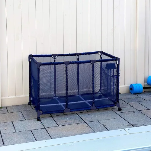 Miniatura 5 de Soporte para fideos de piscina, juguetes, flotadores, bolas y flotadores, organizador de almacenamiento de malla, altura para niños, grande