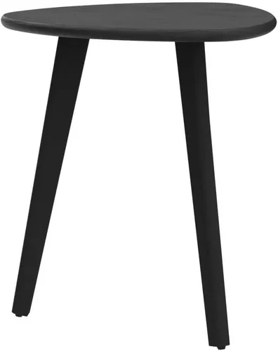 Miniatura 5 de MH London Wandsworth Mesa auxiliar de madera – Mesas pequeñas hechas a mano exclusivamente – Mesa auxiliar triangular contemporánea para sala