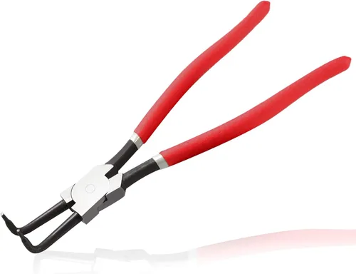 Miniatura 8 de Alicates de Anillo de Presión de 13 Pulgadas de Servicio Pesado Alicates de Circlip Externos Punta de Mandíbula Recta Diámetro 0.12" para Instalar